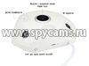 Панорамная Wi-Fi IP-камера KDM P1-AWF2 - основные элементы